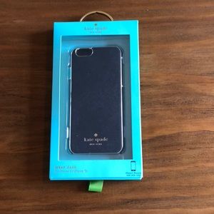 Kate Spade iPhone6 Black Saffiano Leather Case